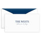 Serif and Script Folded Monarch Cards - Raised Ink Image 3 of 3